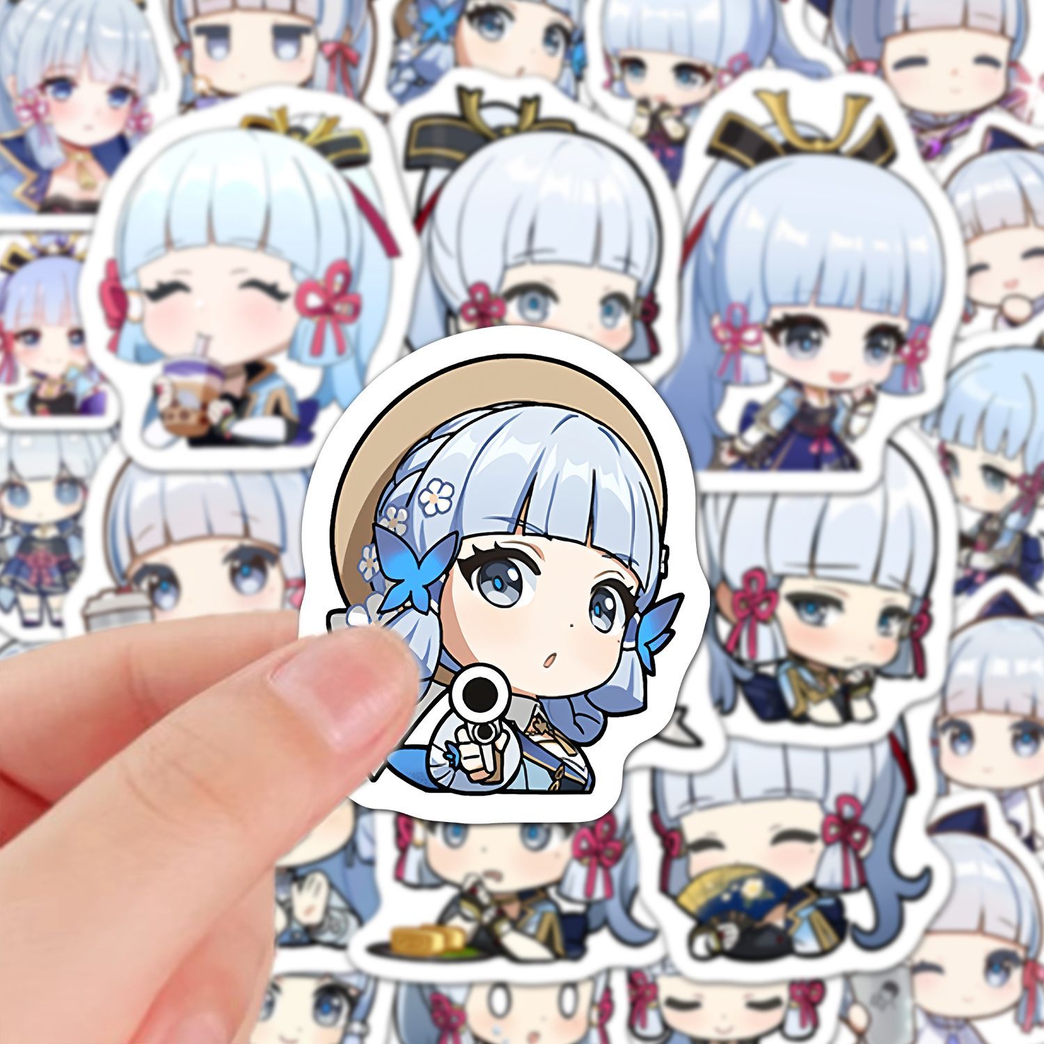 Laptop Accessory - Adesivos de Anime Kamisato Ayaka 60Pcs