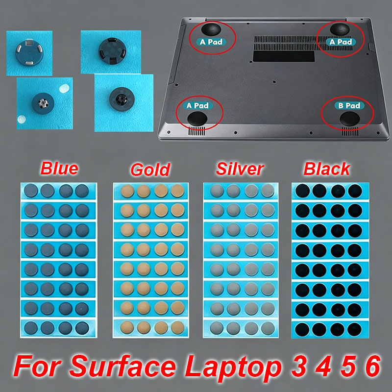Xbox Laptop Accessories - Pés de Borracha Antiderrapantes para Base