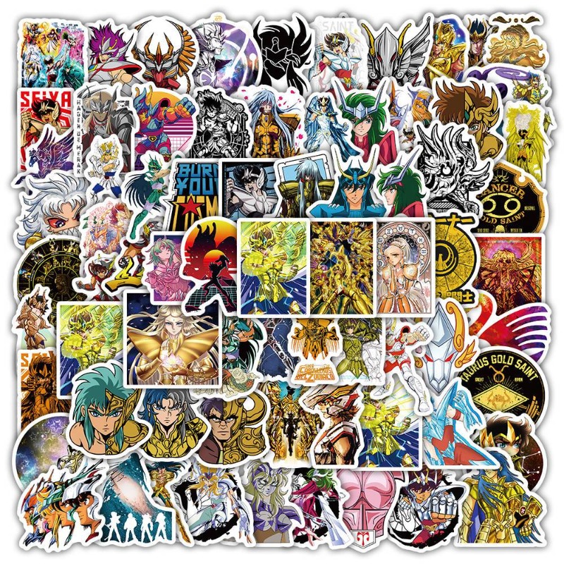 Laptop Accessory - 101 Adesivos de Anime Saint Seiya