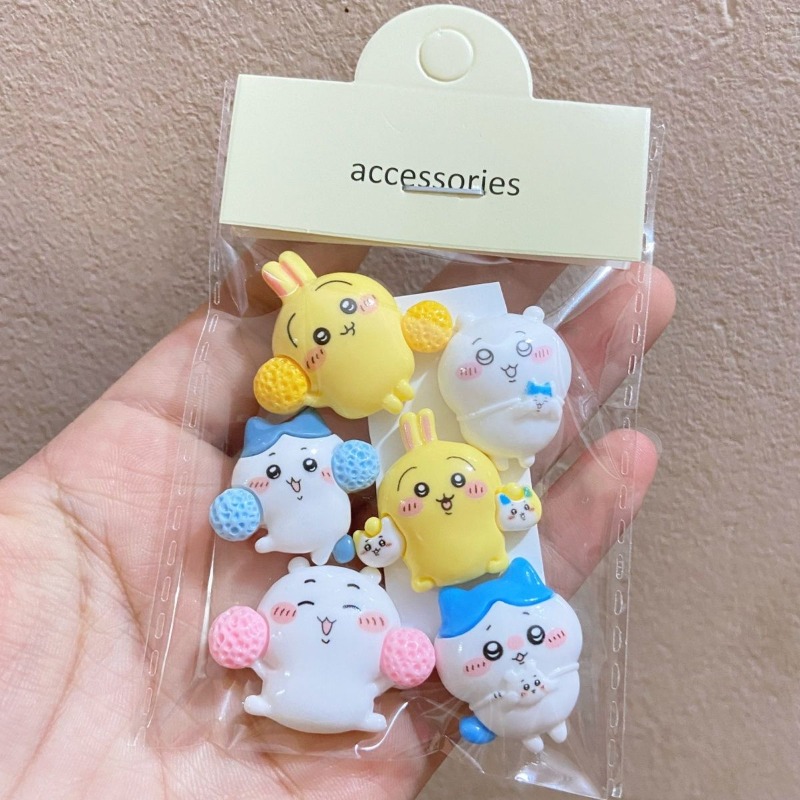 Laptop Accessories Cute - Adesivo Artesanal Kawaii Cute-Chiikawa DIY com