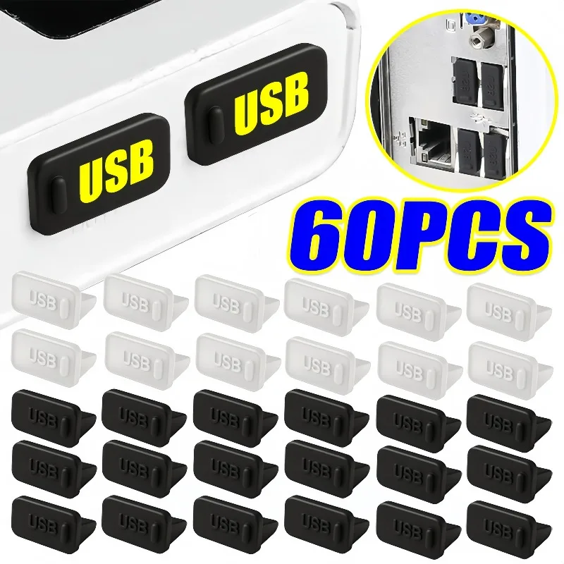 Laptop Accessories Protector - Protetor de Porta USB de Silicone,