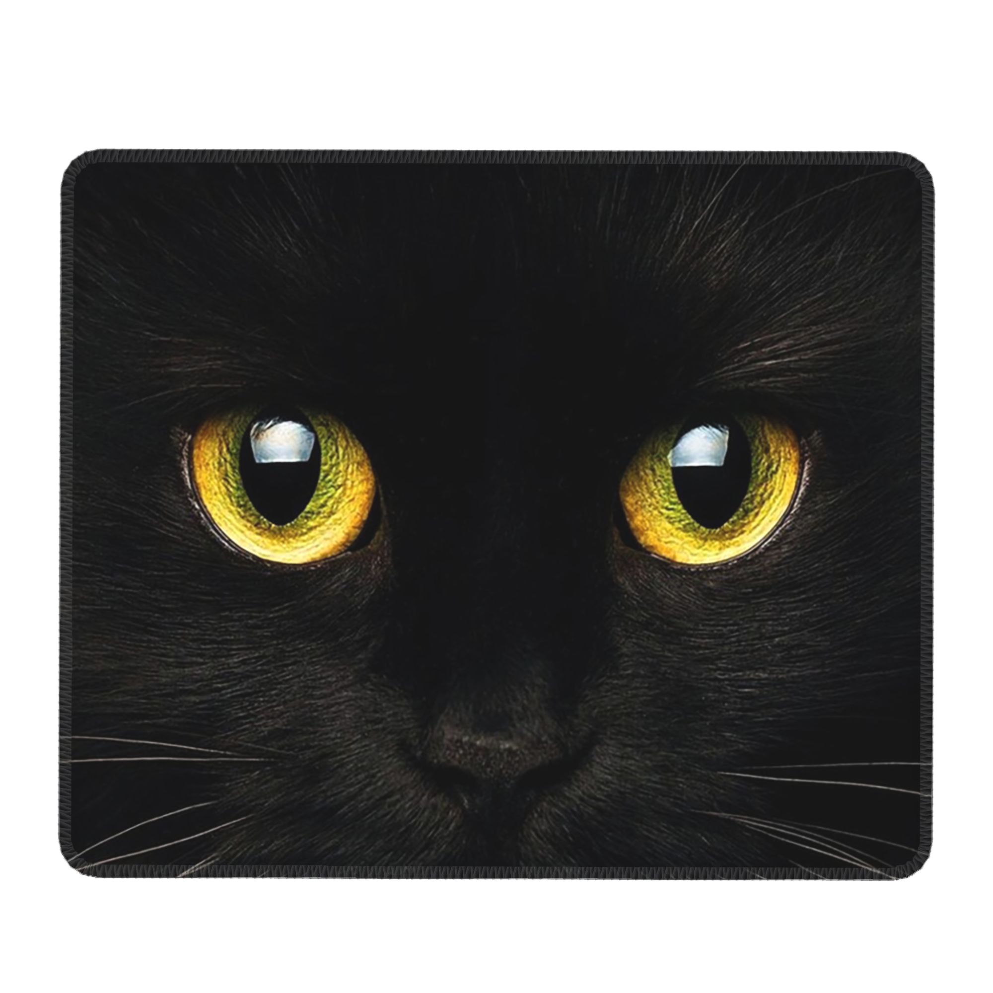 Yellow Laptop Accessories - Tapete para mouse com rosto de