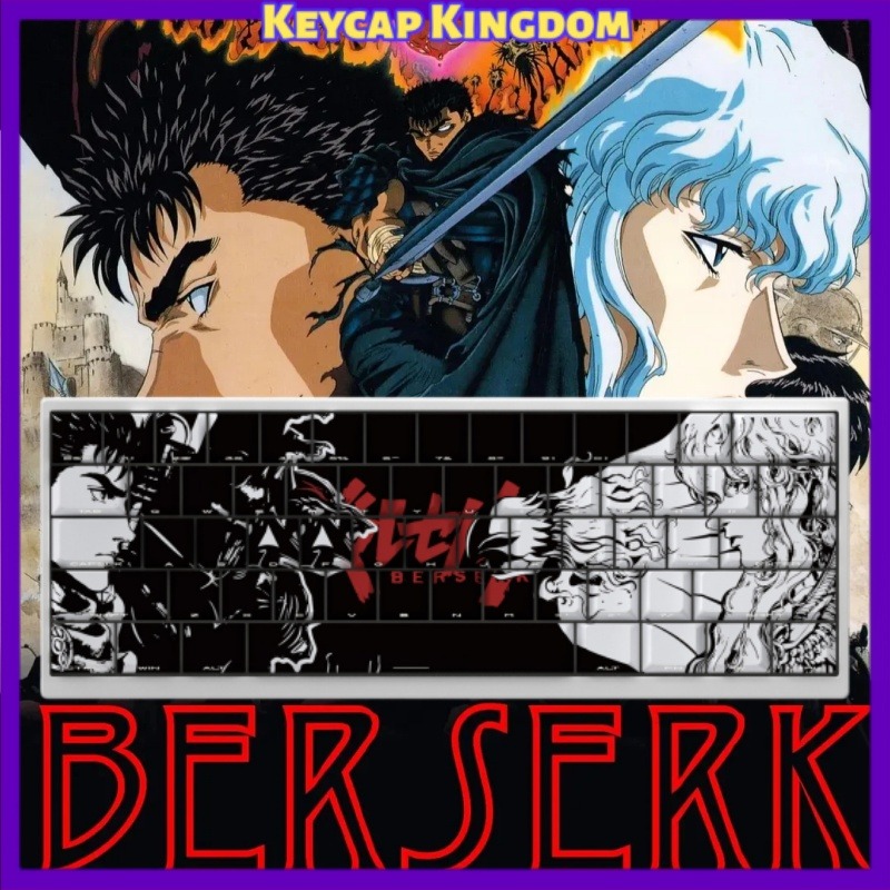 Laptop Accessories Gifts - Teclas Temáticas BERSERK para Teclado Mecânico