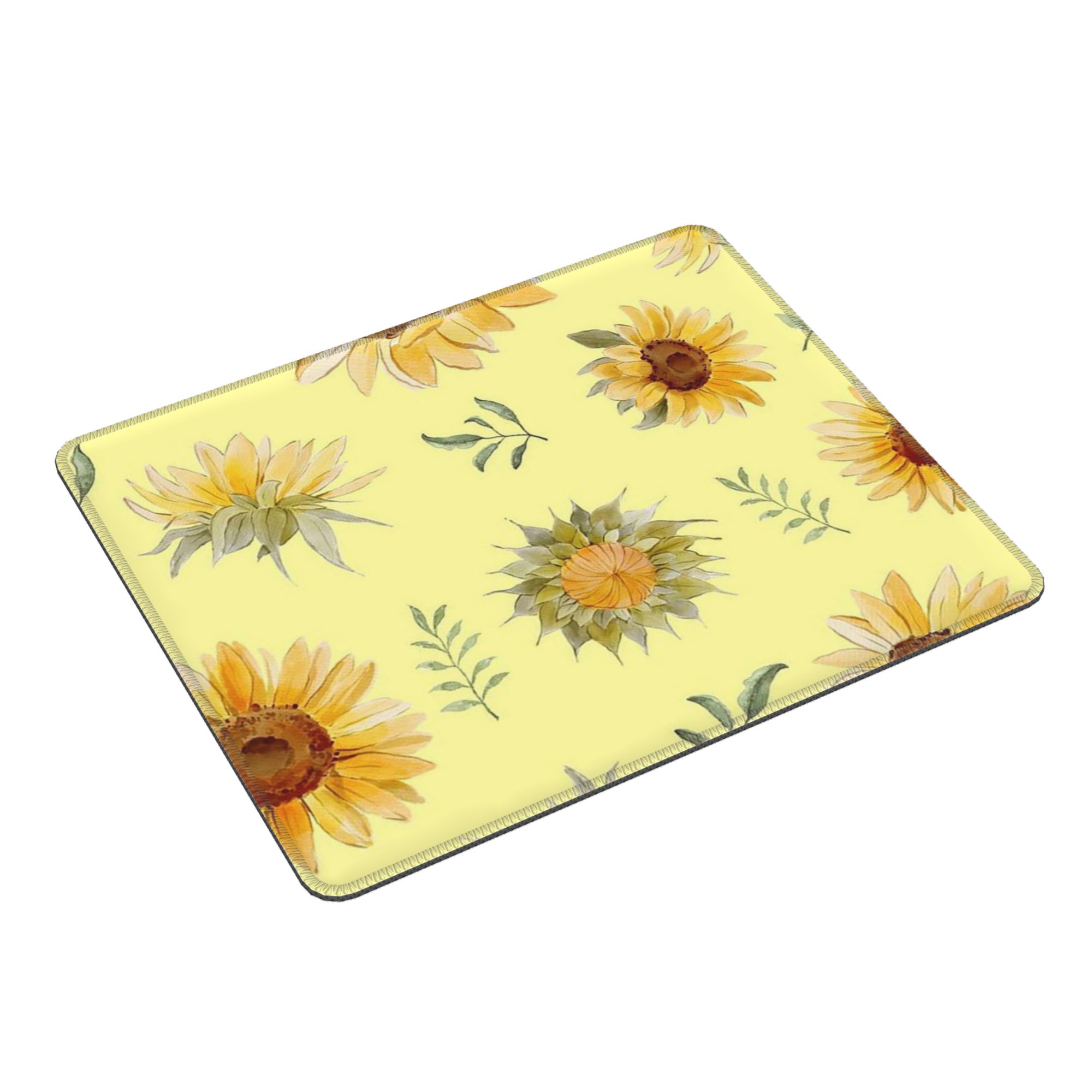 Yellow Laptop Accessories - Mouse pad floral amarelo vibrante, tapete