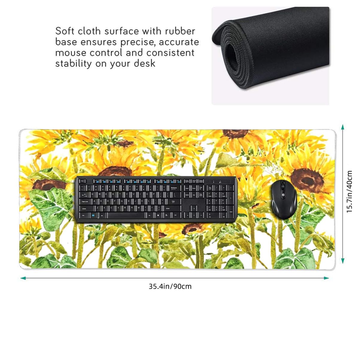 Tapete de rato grande com esta - Yellow Laptop Accessories avaliação e preço