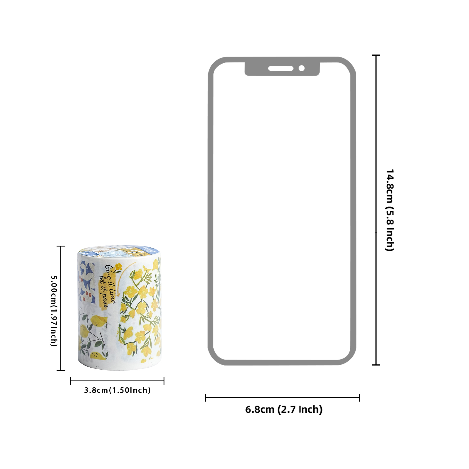 Fita Washi Etori Life com Tema - Yellow Laptop Accessories avaliação e preço