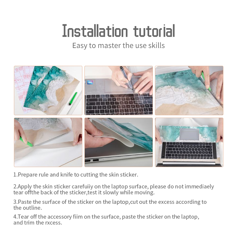 Diy anime capa portátil adesiv - Laptop Accessories Protector avaliação e preço