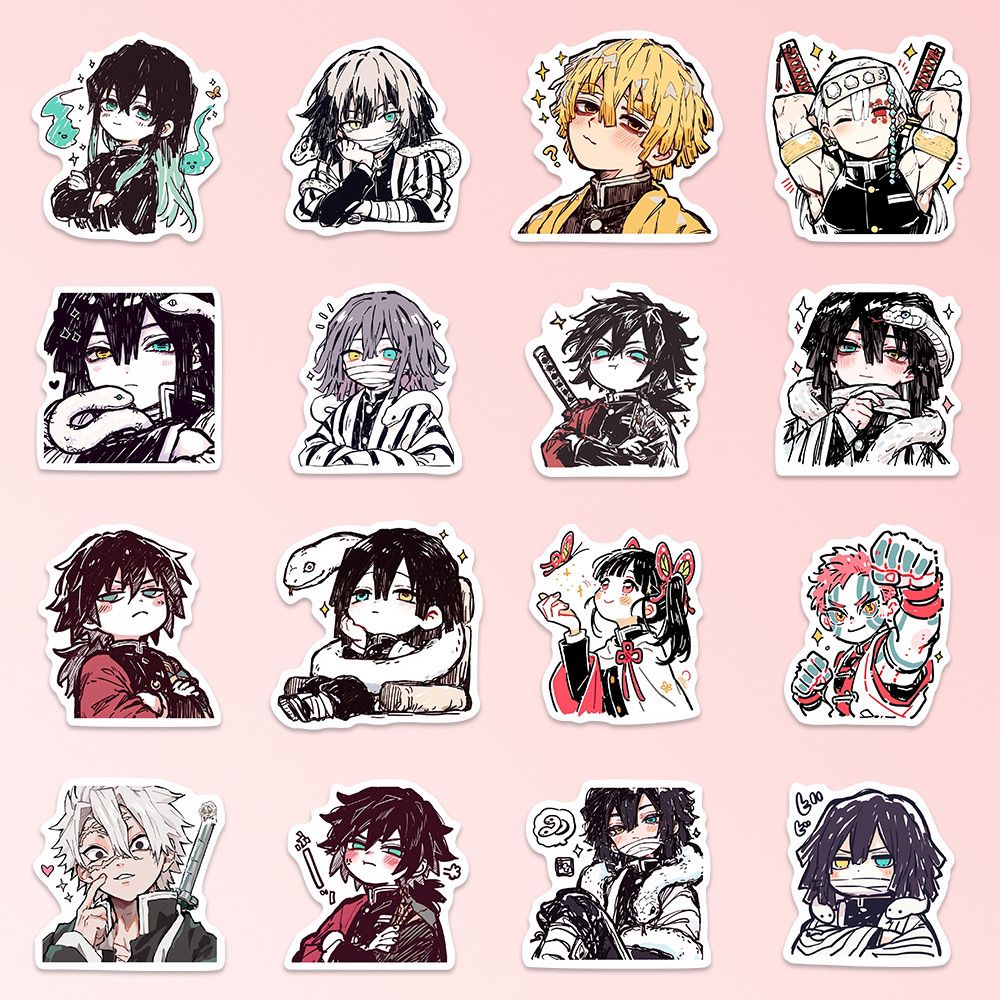 55 pçs demon slayer kamado tan - Laptop Accessories Cute avaliação e preço