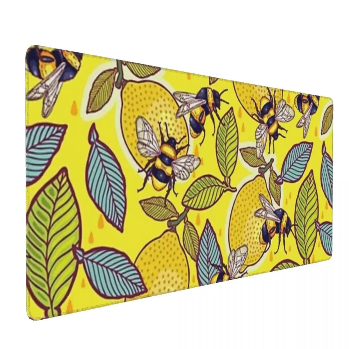 Amarelo limão e abelha jardim  - Yellow Laptop Accessories avaliação e preço