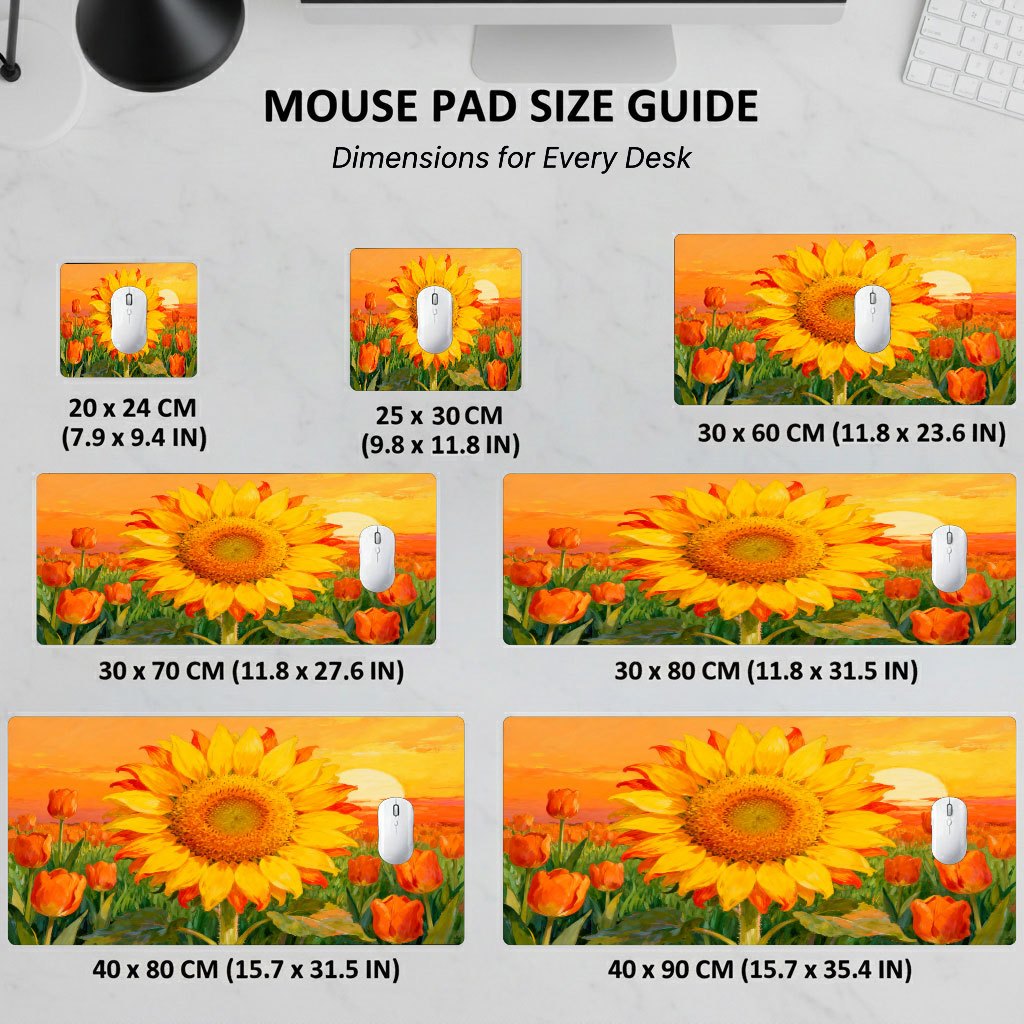 Mouse Pad Amarelo Girassol, Ta - Yellow Laptop Accessories avaliação e preço