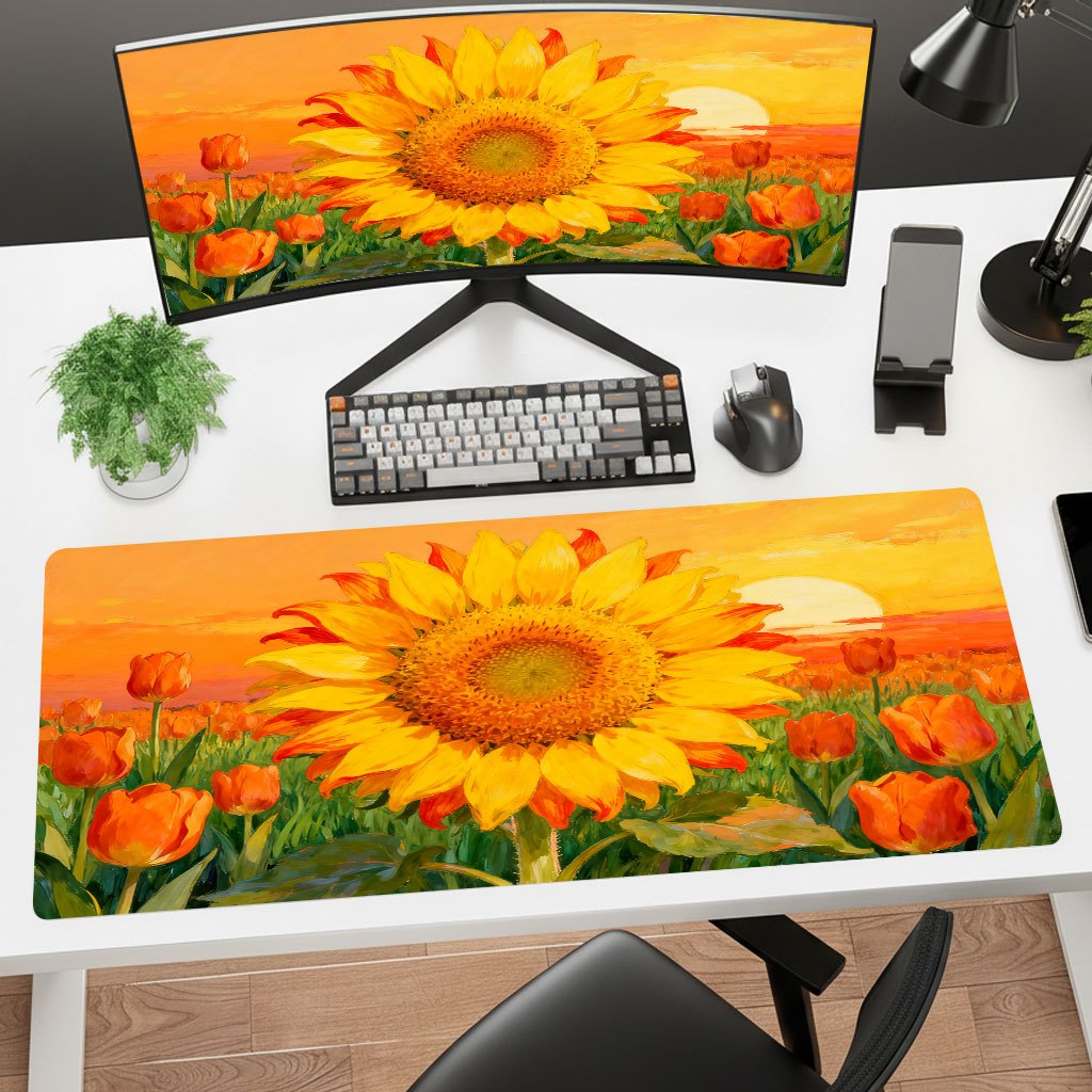 Mouse Pad Amarelo Girassol, Ta - Yellow Laptop Accessories avaliação e preço