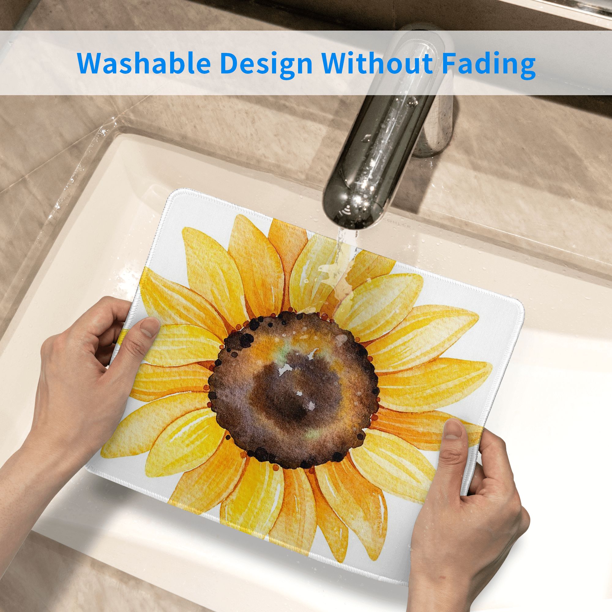 Mouse Pad Floral Vibrante Amar - Yellow Laptop Accessories avaliação e preço