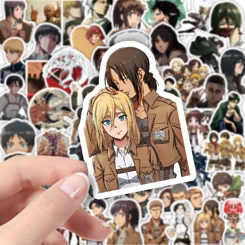60 Adesivos de Anime Attack on - Laptop Accessory avaliação e preço