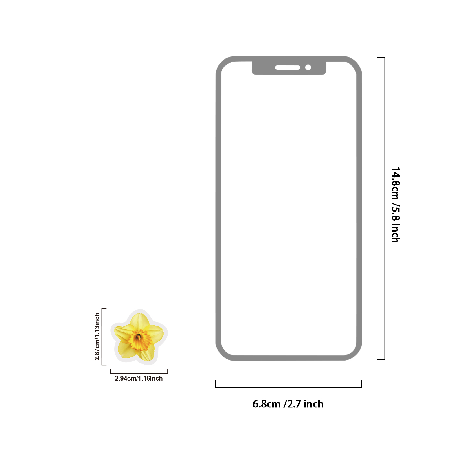 Etori Life Adesivos florais aq - Yellow Laptop Accessories avaliação e preço
