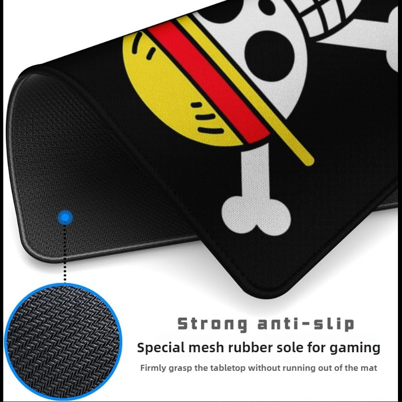 Mouse pad de caveira luffy, pe - Laptop Accessories Gifts avaliação e preço