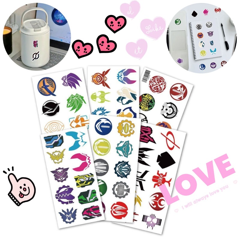 60 Folhas de Adesivos com Logo - Laptop Accessory avaliação e preço