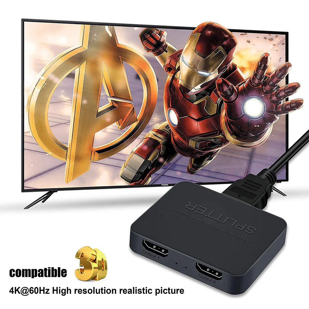 Divisor de vídeo compatível co - Xbox Laptop Accessories avaliação e preço
